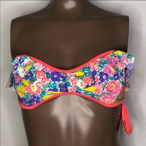 Body Glove Bandeau Bikini Top MED NWOT